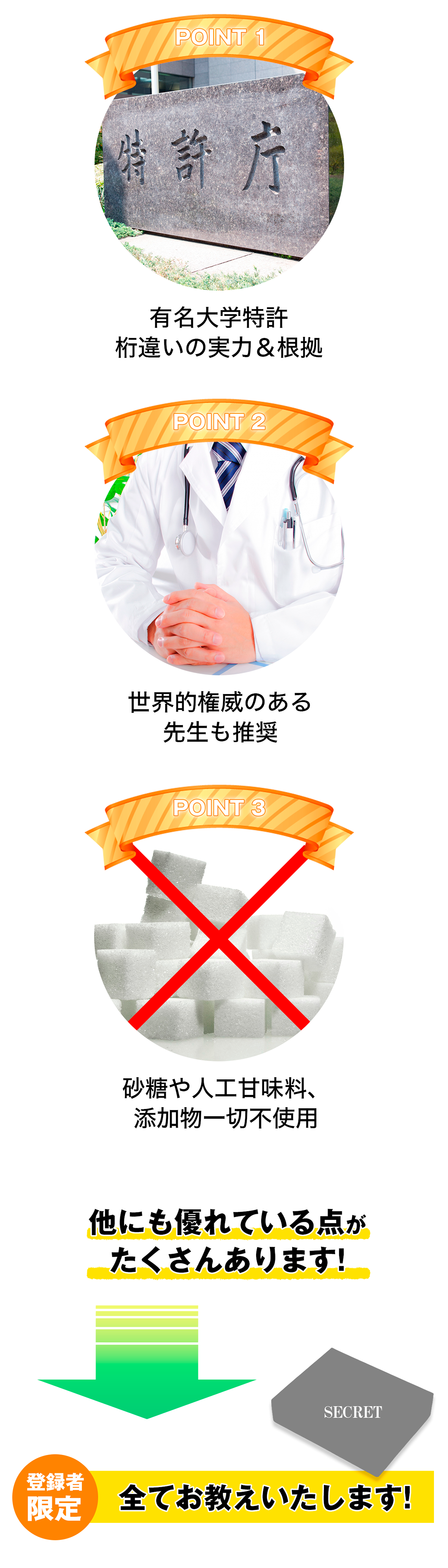 有名大学特許！世界的権威のある先生も推奨！